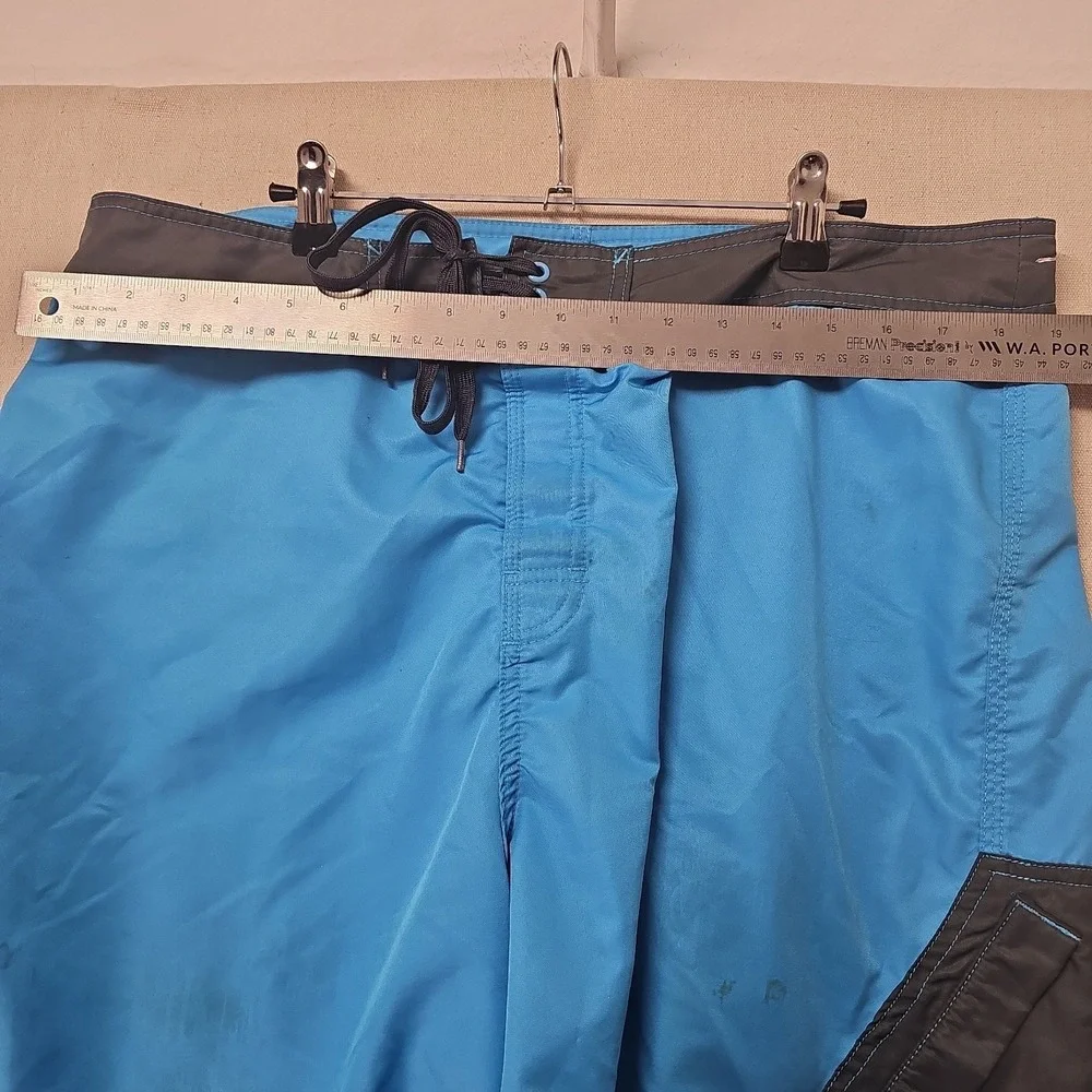 Vtg Vans Shorts Men's 38Beach Swim Trunks Surf Board Old School Skater STAINED